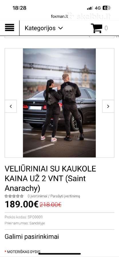Treningai veliurai - nuotraukos Nr. 15