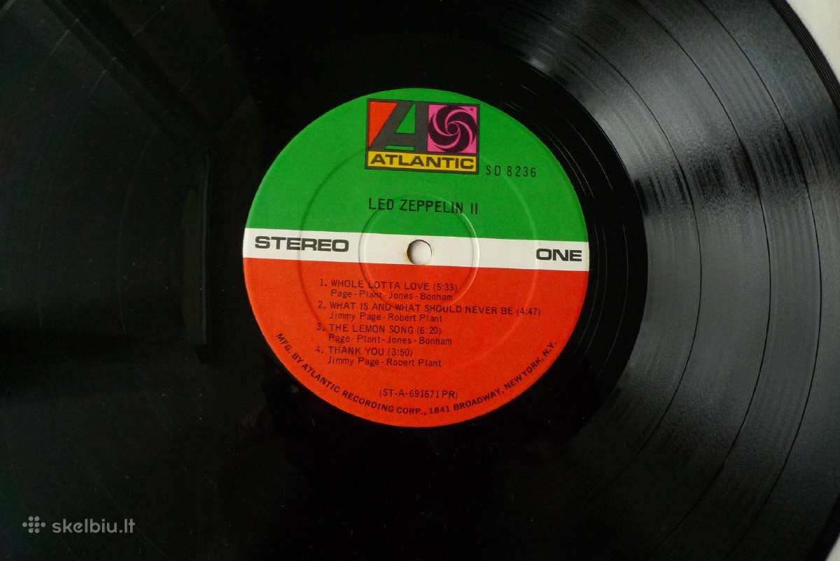 LED Zeppelin II puikios būklės - nuotraukos Nr. 2