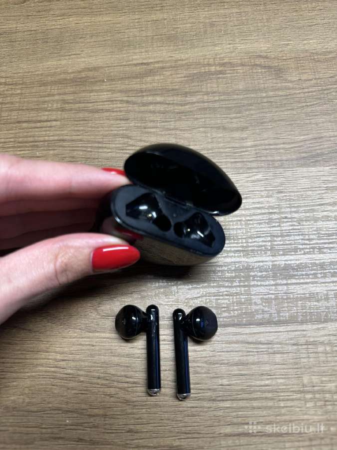 Huawei Free Buds 3 belaidės juodos ausinės - nuotraukos Nr. 4