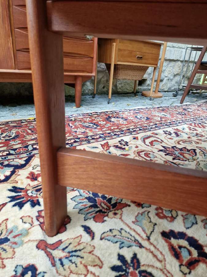 Vintažinis mid century tikmedžio kavos staliukas - nuotraukos Nr. 16