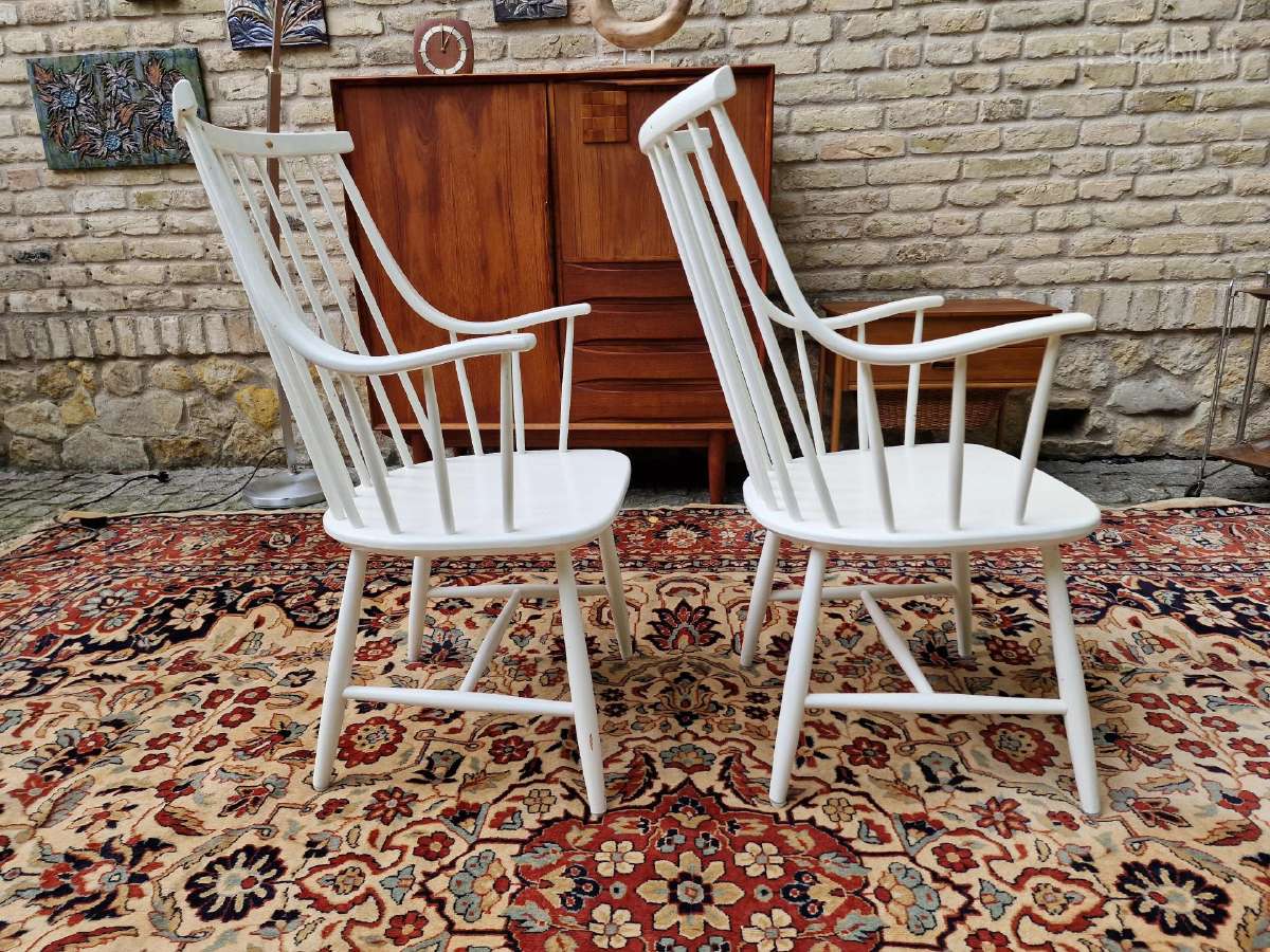 Vintažinės mid century autorinės bukmedžio kėdės - nuotraukos Nr. 10