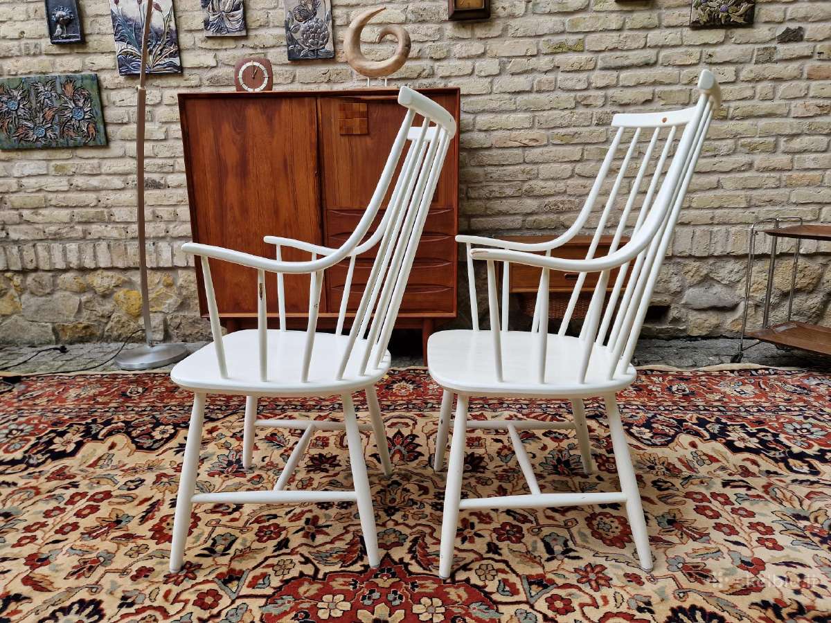 Vintažinės mid century autorinės bukmedžio kėdės - nuotraukos Nr. 14