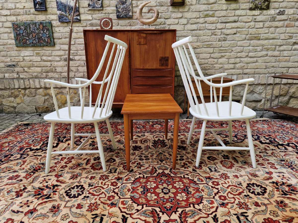 Vintažinės mid century autorinės bukmedžio kėdės - nuotraukos Nr. 19