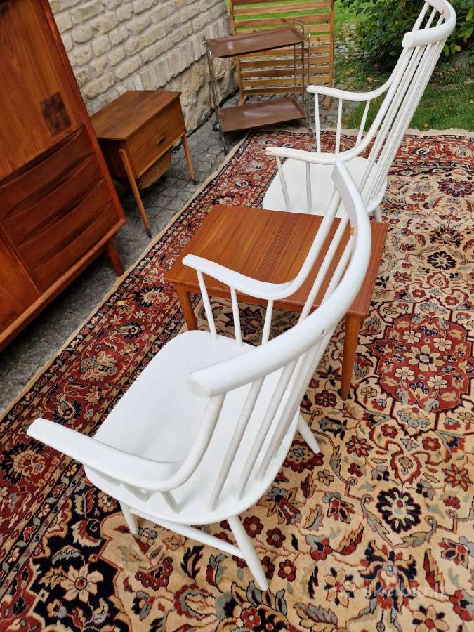 Vintažinės mid century autorinės bukmedžio kėdės - nuotraukos Nr. 20
