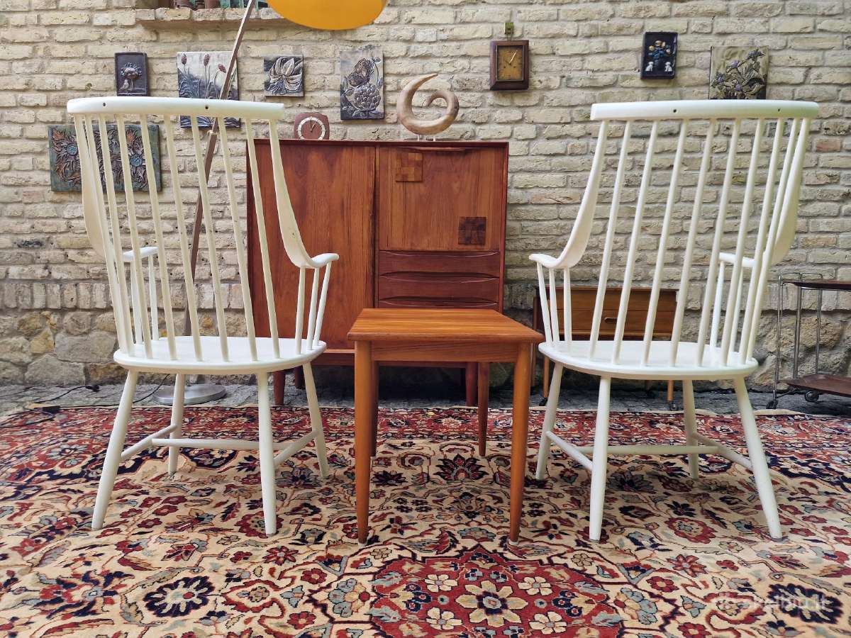 Vintažinės mid century autorinės bukmedžio kėdės - nuotraukos Nr. 22