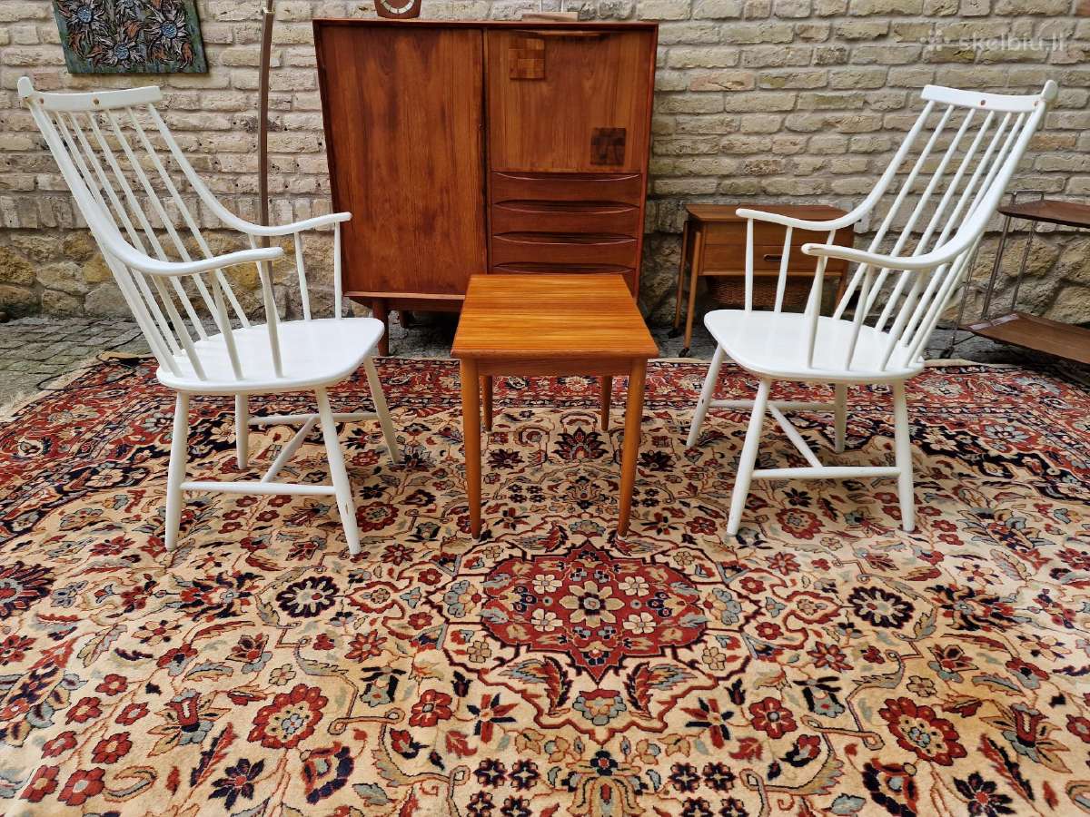 Vintažinės mid century autorinės bukmedžio kėdės - nuotraukos Nr. 24