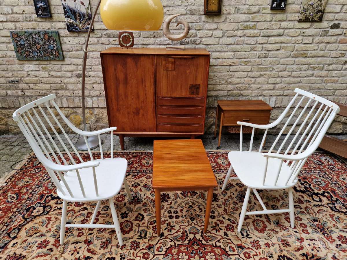 Vintažinės mid century autorinės bukmedžio kėdės - nuotraukos Nr. 25