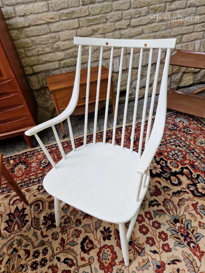 Vintažinės mid century autorinės bukmedžio kėdės - nuotraukos Nr. 26