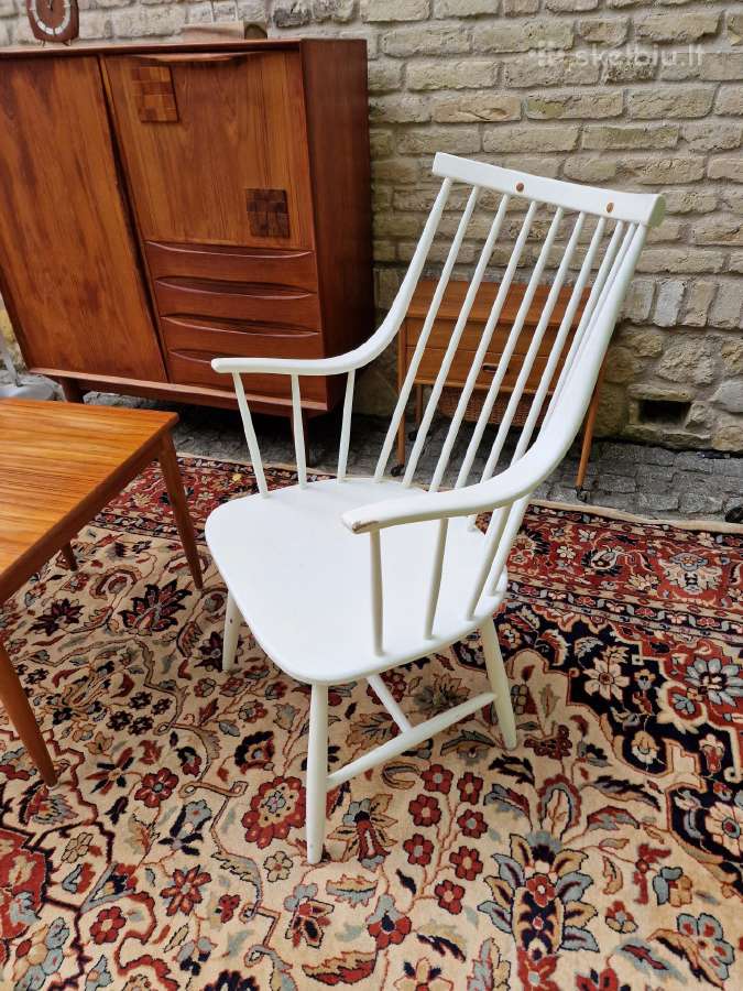 Vintažinės mid century autorinės bukmedžio kėdės - nuotraukos Nr. 27