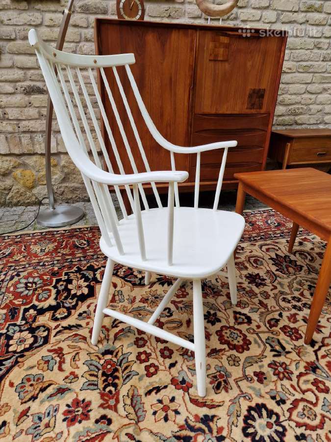 Vintažinės mid century autorinės bukmedžio kėdės - nuotraukos Nr. 29