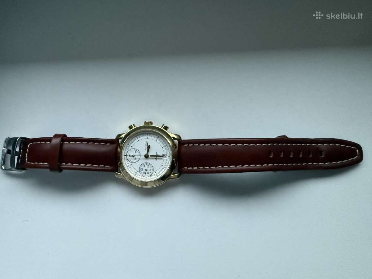 Auksinis laikrodis Longines - nuotraukos Nr. 5