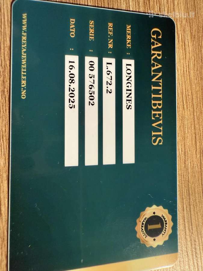 Auksinis laikrodis Longines - nuotraukos Nr. 6