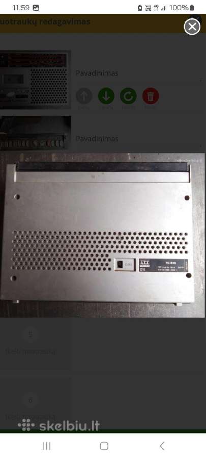 Magnetolos ir boomboxai ir pns. - nuotraukos Nr. 14
