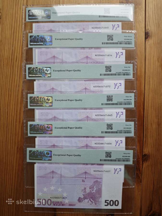 500€ banknotai - nuotraukos Nr. 2