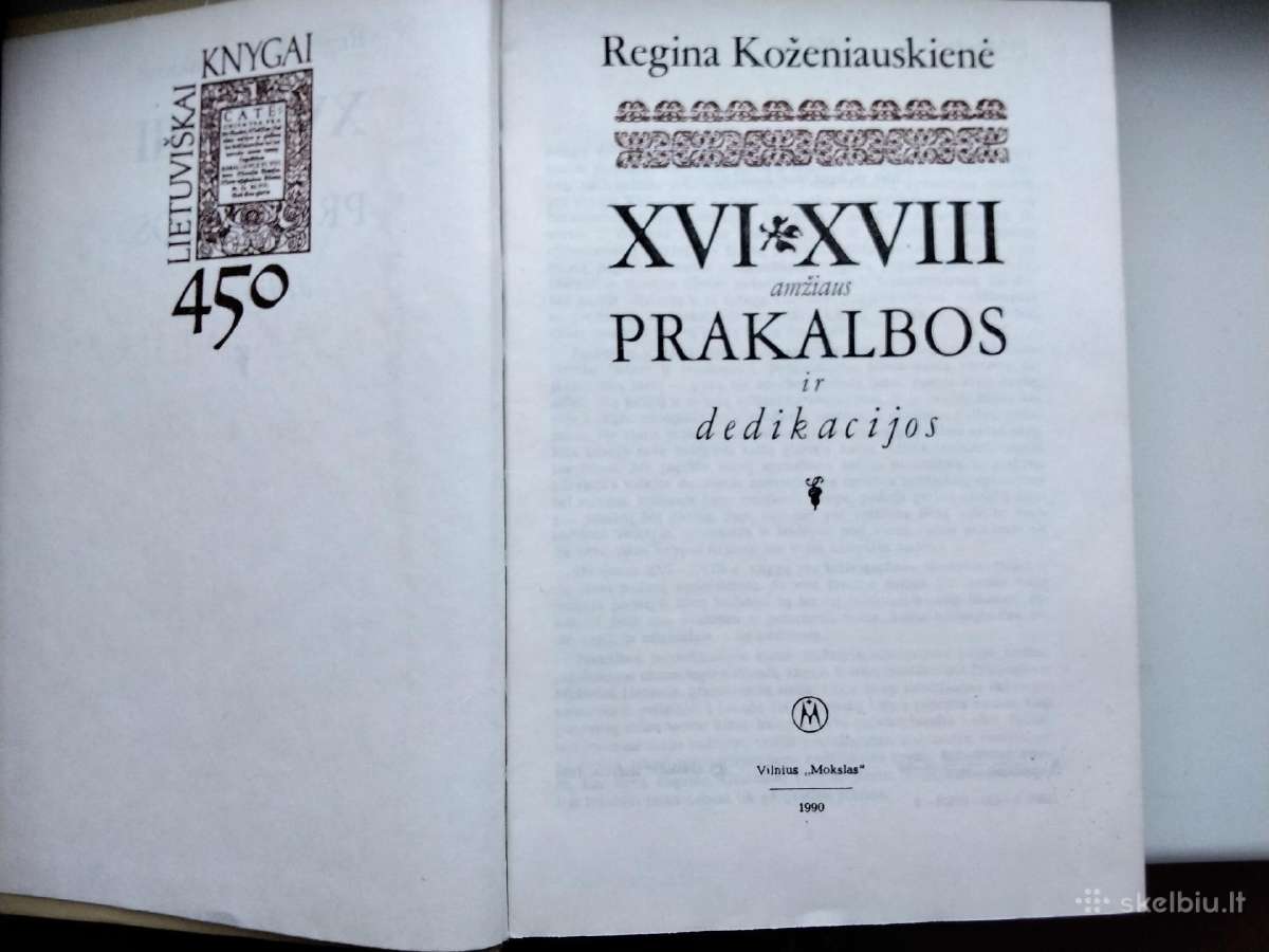 XVI - XVIII a. prakalbos ir dedikacijos - nuotraukos Nr. 2