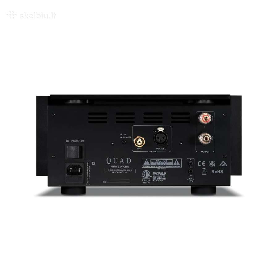 Quad Artera monoblokai 300w Power Amplifier - nuotraukos Nr. 3