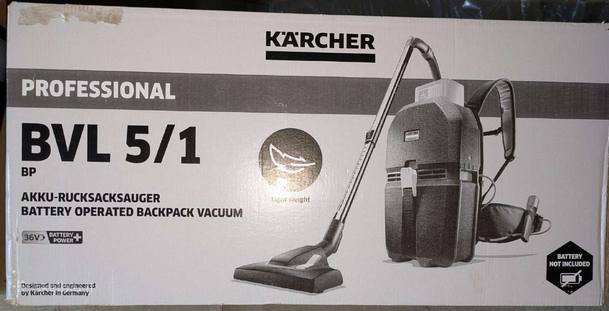 Karcher Bvl 5/1 BP Akumuliatorinis dulkių siurblys