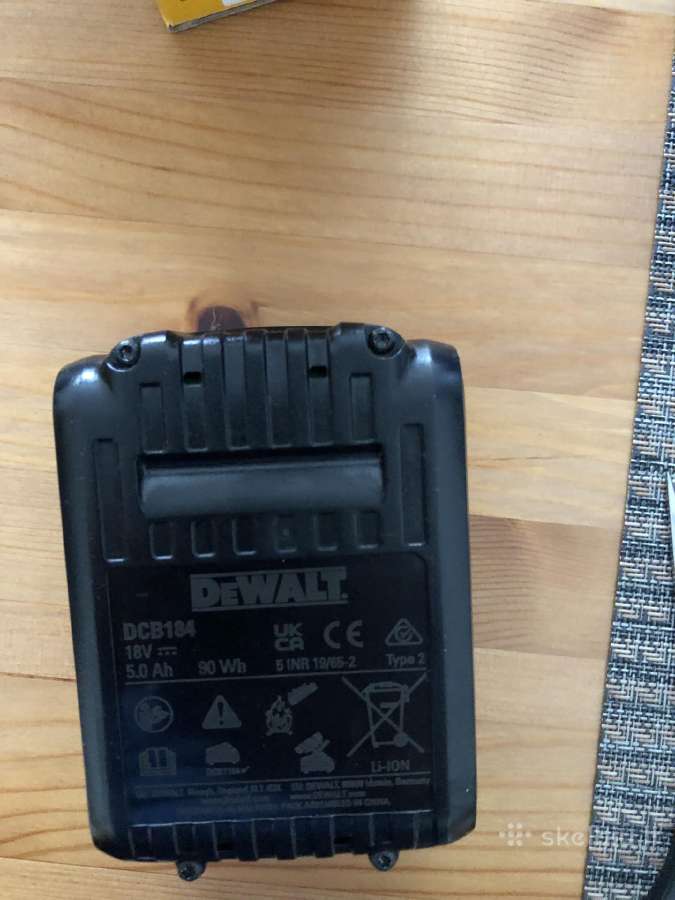 Akumuliatorine terkšlė Dewalt Dcf512n - nuotraukos Nr. 4