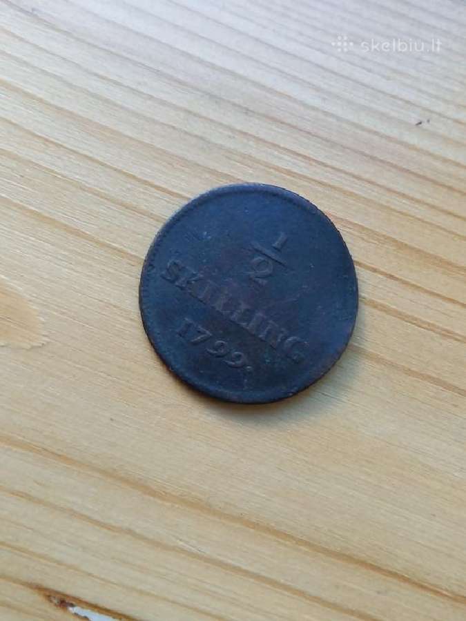 Švedija 1799 1/2 skilingo