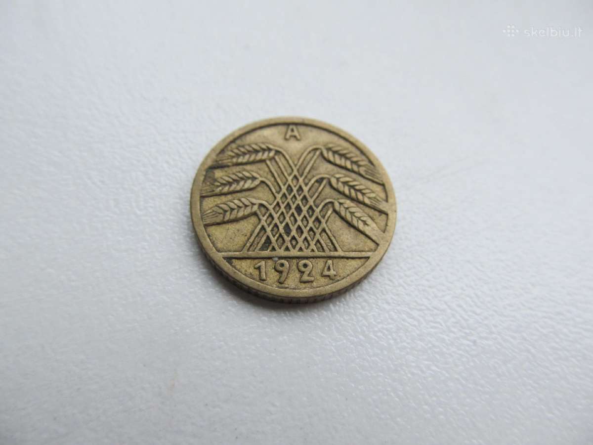 5 rentenpfennig , Vokietija , 1924 A, E - nuotraukos Nr. 2