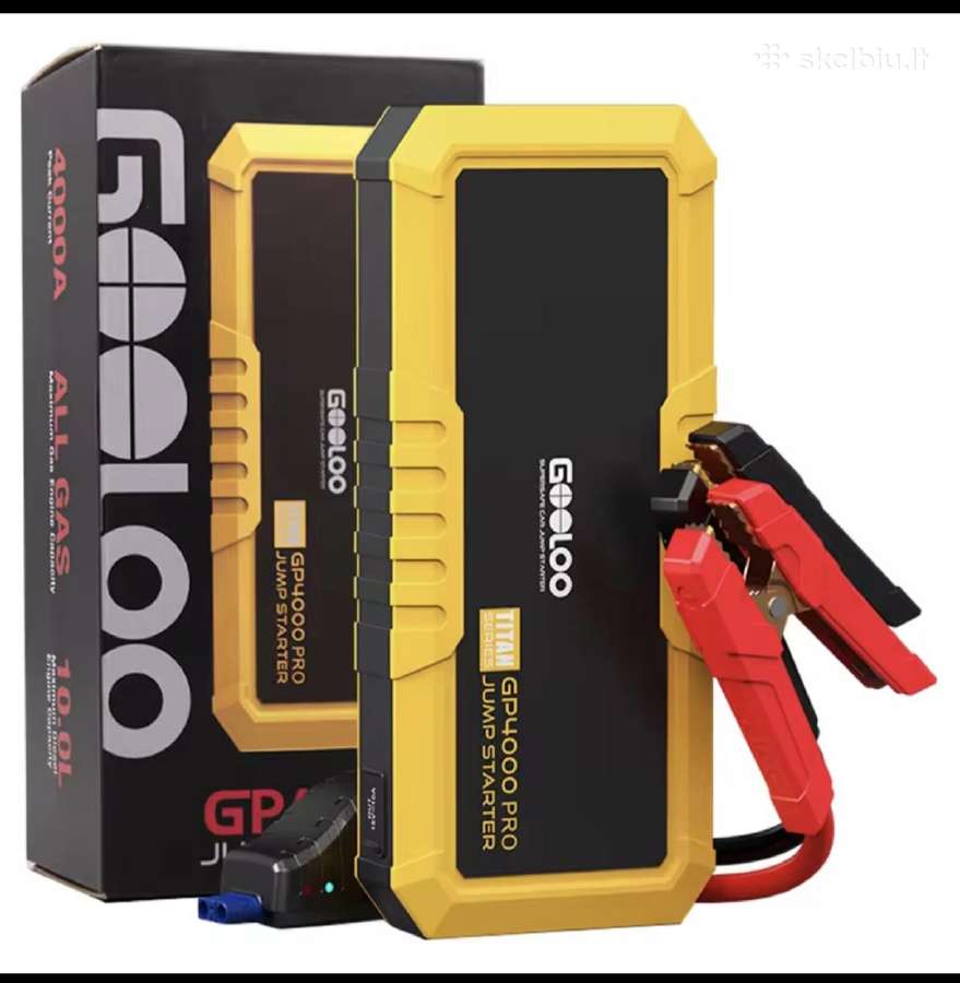 Automobilio Paleidimo Įrenginys Gooloo Gp4000 Pro.