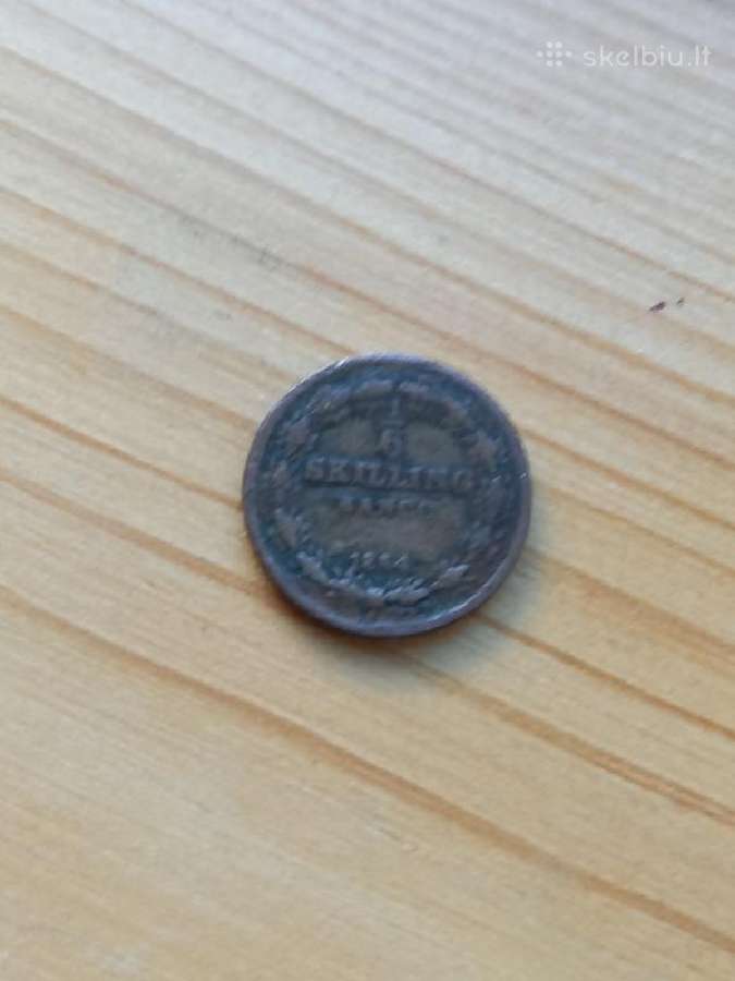 Švedija 1854 1/6 skilingo banco