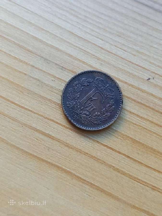 Danija 1857 1/2 skilingo rigsmonto - nuotraukos Nr. 2