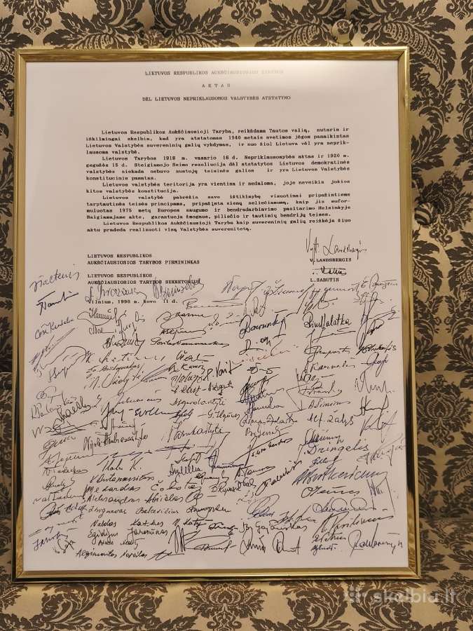 1990m. Kovo 11d. Nepriklausomybės aktas