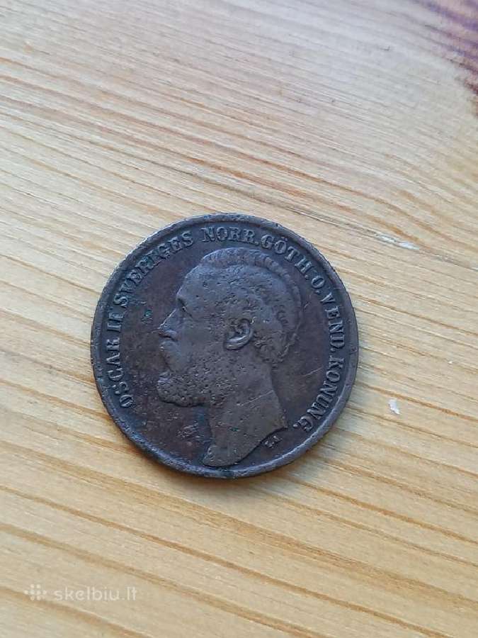 Švedija 1873 5 erės