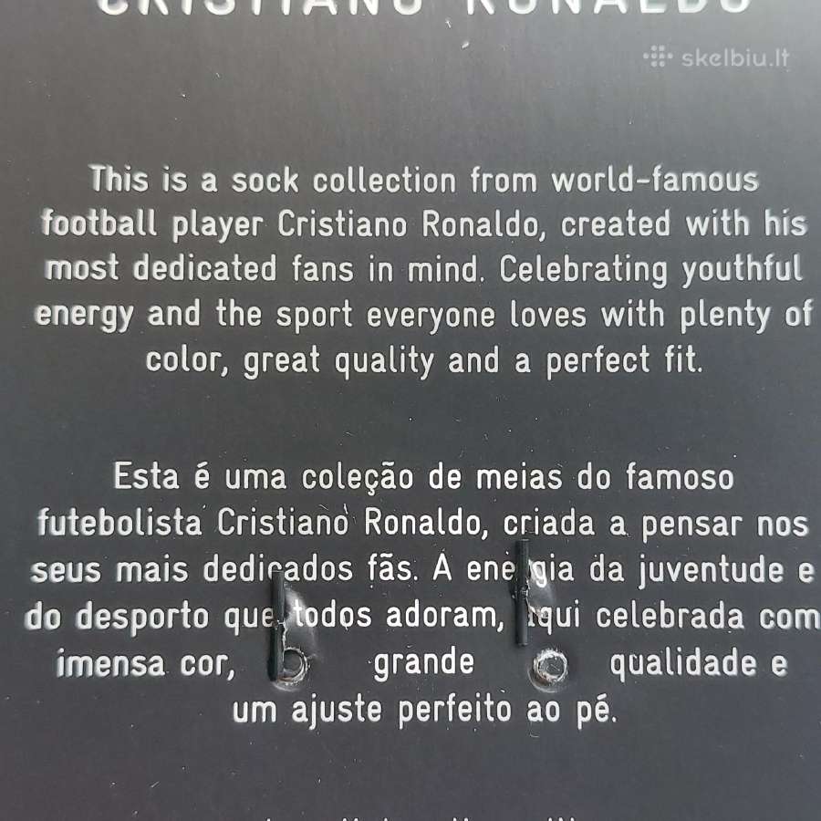 Cristiano Ronaldo kojinės Cr7 40-43 dydžio - nuotraukos Nr. 8