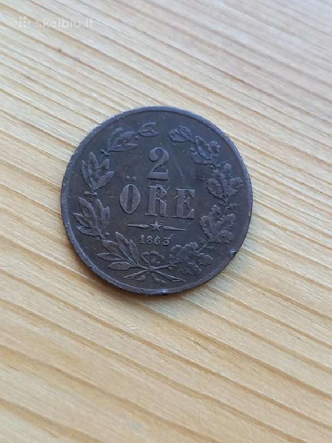 Švedija 1863 2 erės