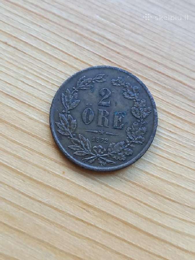 Švedija 1872 2 erės