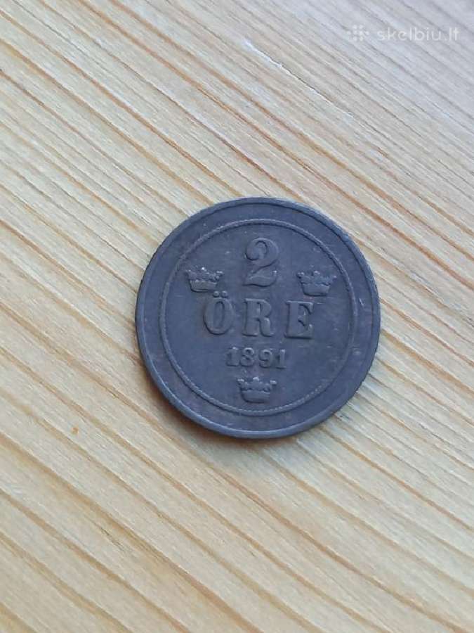 Švedija 1891 2 erės