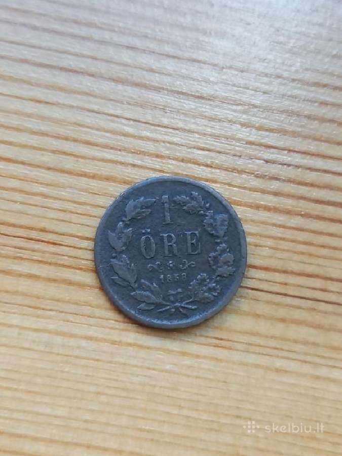 Švedija 1858 1 erė