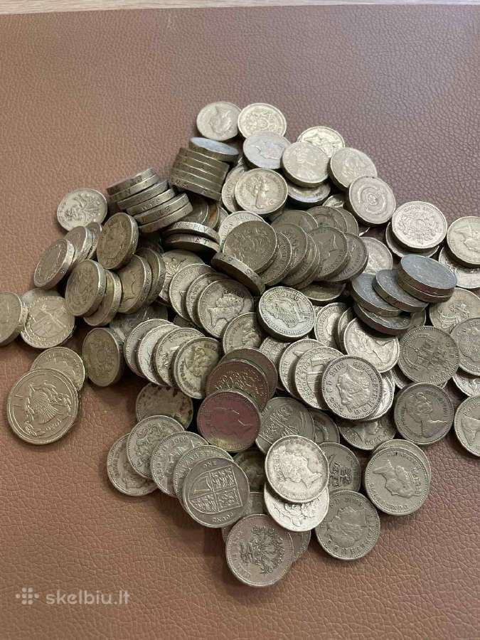 Perku UK valiuta £ seni ir nauji metaliniai!