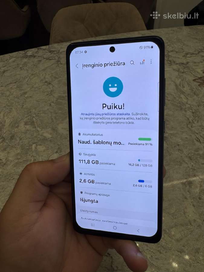 Samsung A52s 5G, 6/128gb - nuotraukos Nr. 5