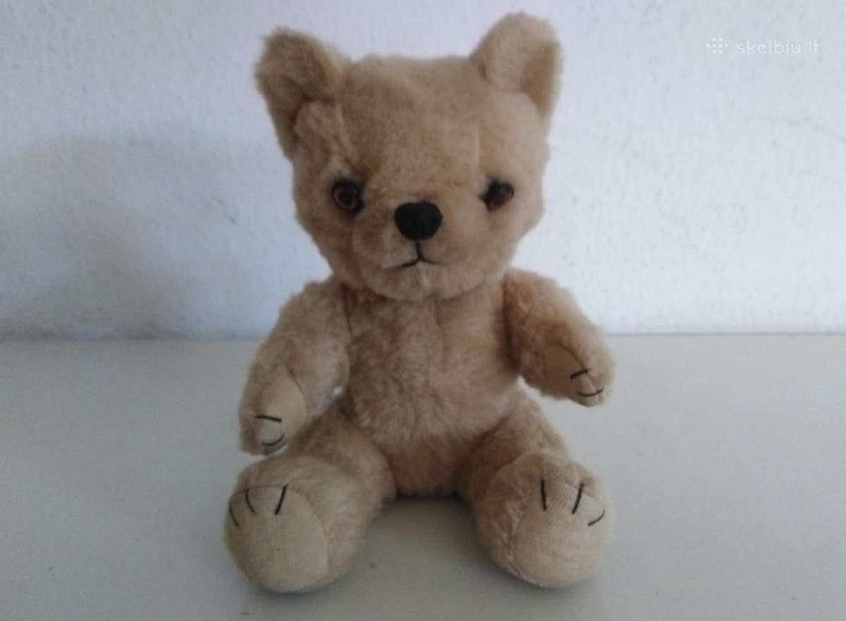Senovinis pliusinis meskiukas 1950 zaislas teddy