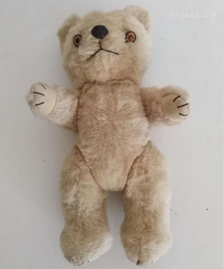 Senovinis pliusinis meskiukas 1950 zaislas teddy - nuotraukos Nr. 6