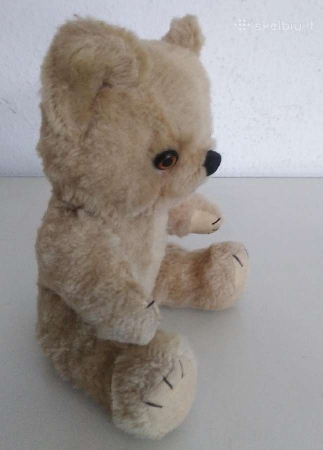 Senovinis pliusinis meskiukas 1950 zaislas teddy - nuotraukos Nr. 8