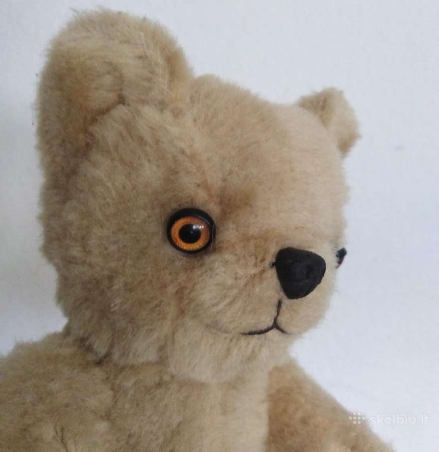Senovinis pliusinis meskiukas 1950 zaislas teddy - nuotraukos Nr. 2