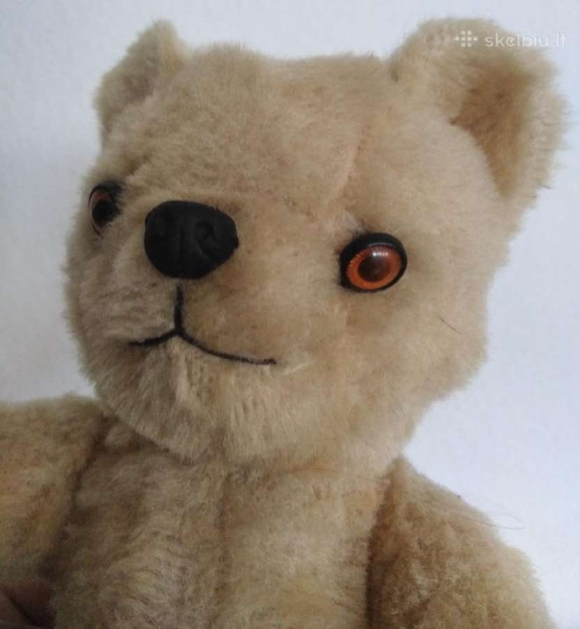 Senovinis pliusinis meskiukas 1950 zaislas teddy - nuotraukos Nr. 9