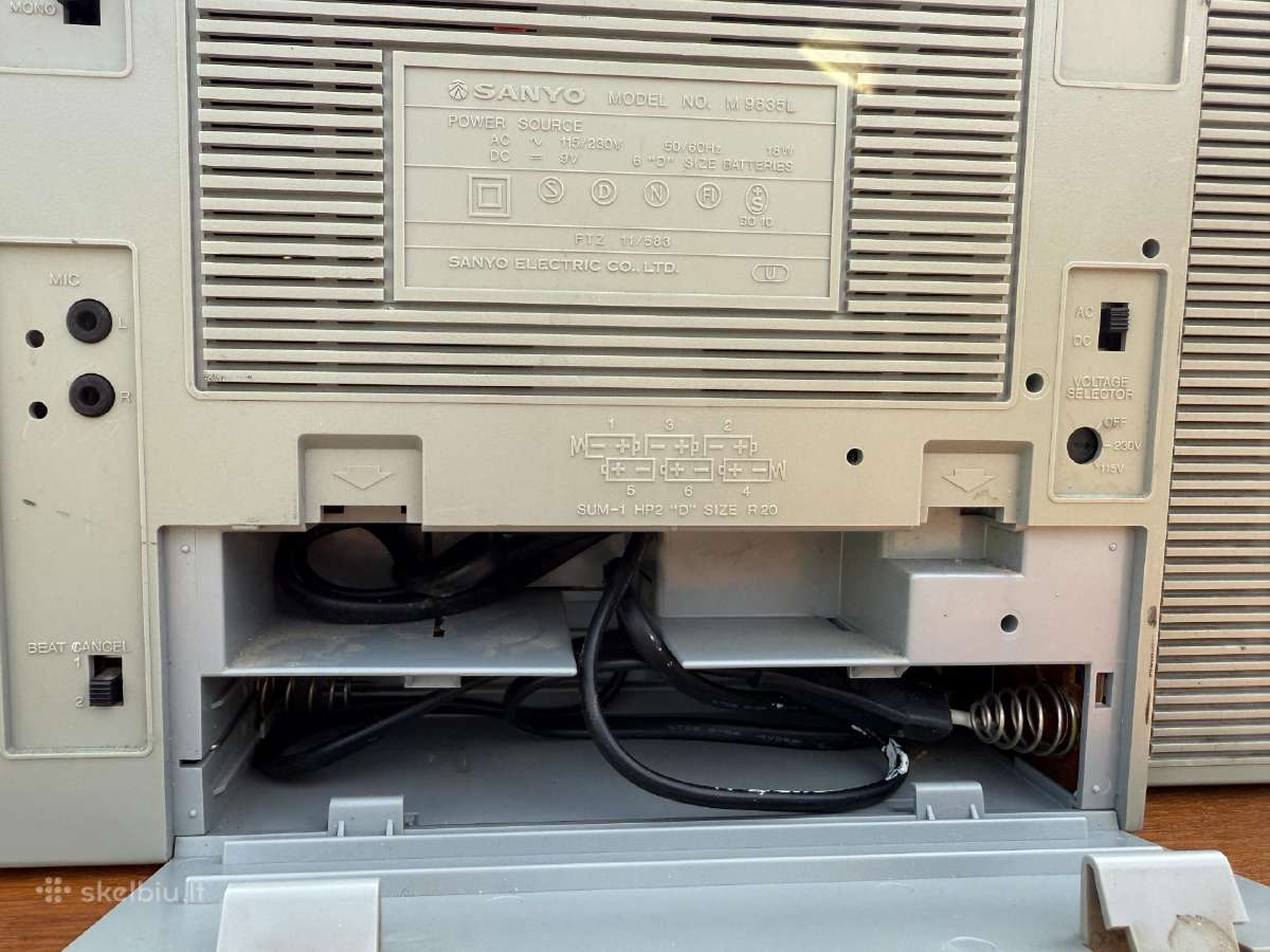 Sanyo M 9835l Japan - nuotraukos Nr. 3