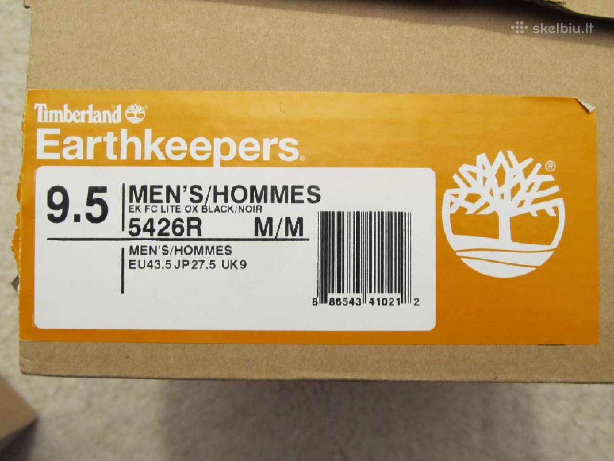 Timberland Earthkeeper Lite Ox Juodi/rudi Batai - nuotraukos Nr. 3