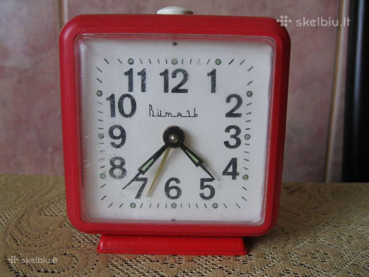 Laikrodis Žadintuvas Budilnikas - is CCCP .Veikia