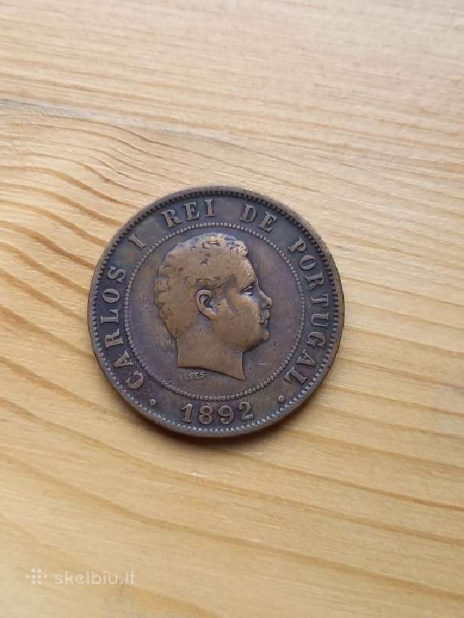 Portugalija 1892 20 realų
