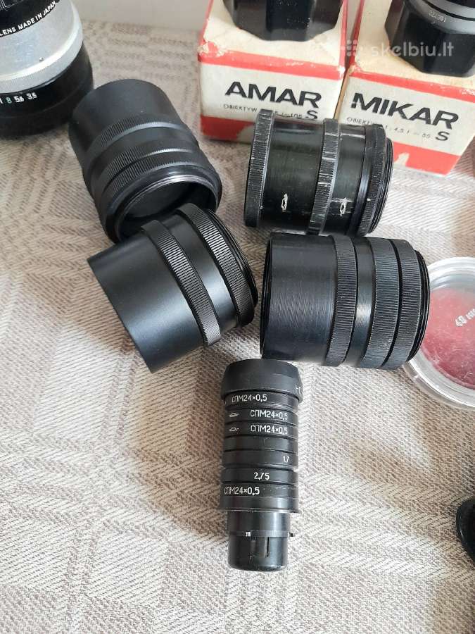 Objektyvai ir kitos foto detalės - nuotraukos Nr. 3