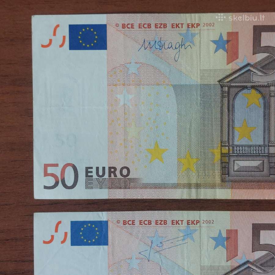 50 Euro 2002 ,serie Z - Belgium ,Belgija . - nuotraukos Nr. 9