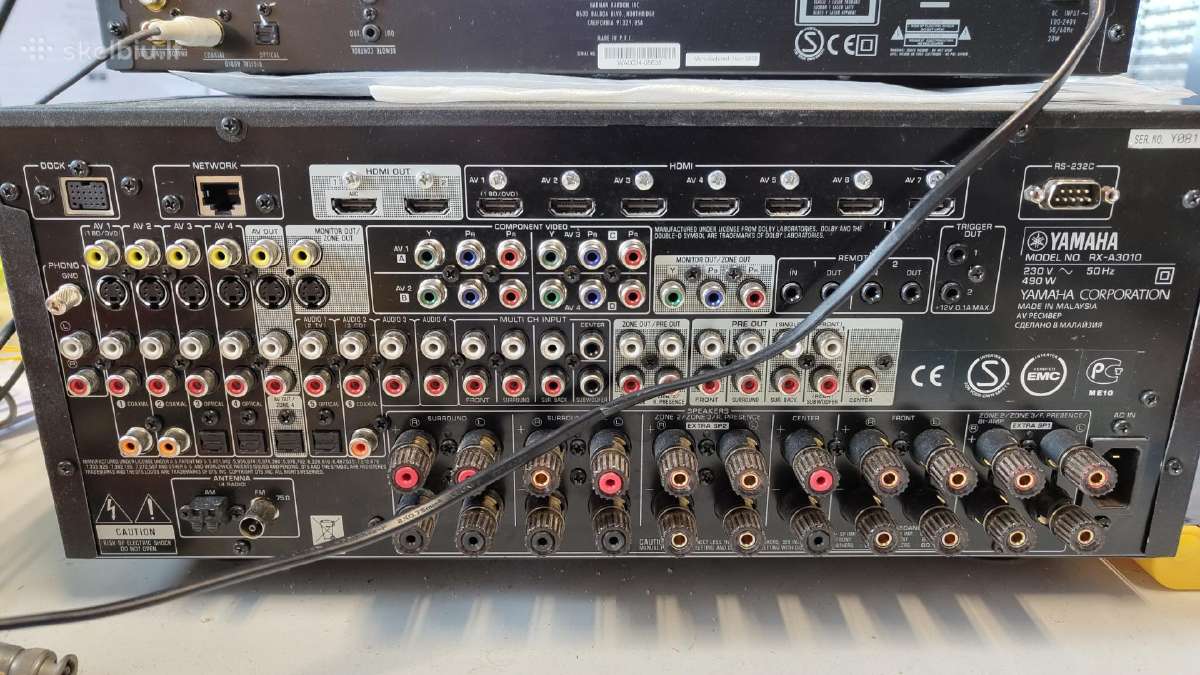 Yamaha Rx-v3900 - nuotraukos Nr. 5