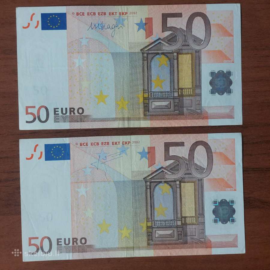 50 Euro 2002 ,serie Z - Belgium ,Belgija . - nuotraukos Nr. 8