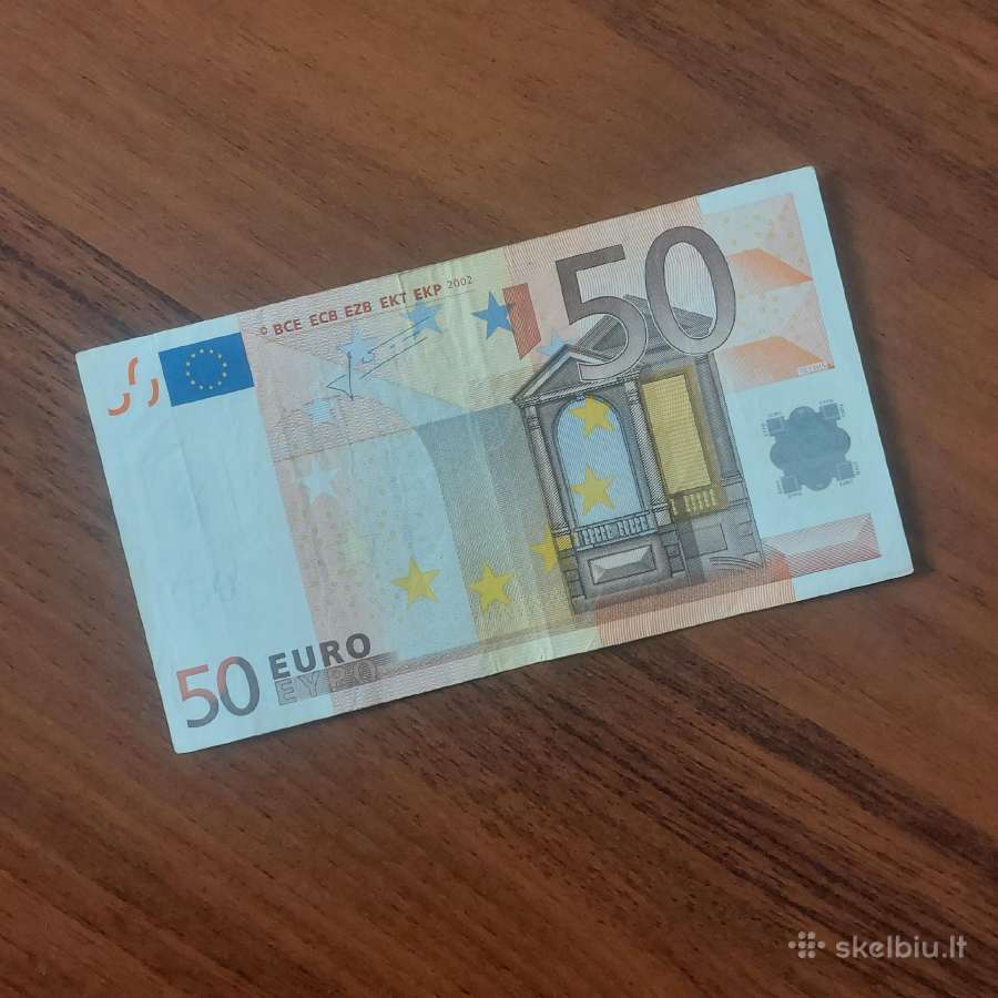 50 Euro 2002 ,serie Z - Belgium ,Belgija . - nuotraukos Nr. 17